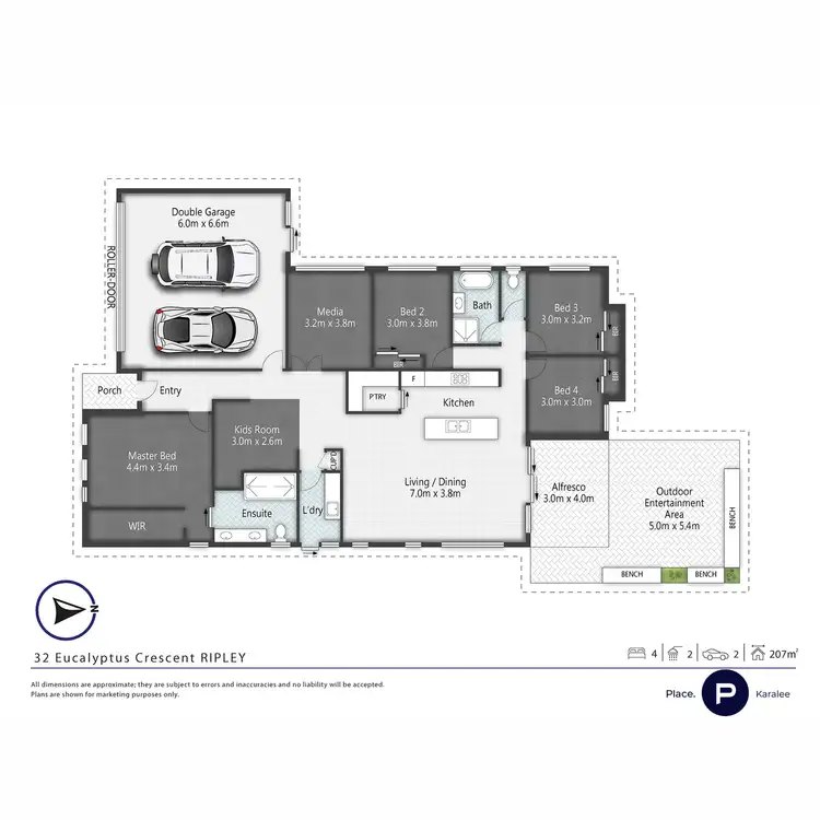 Floorplan of Homely house listing, 32 Eucalyptus Crescent, Ripley QLD 4306