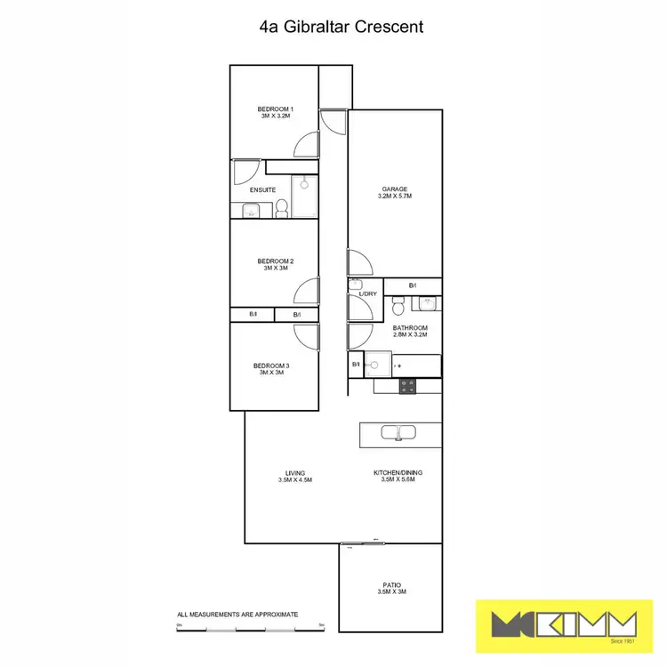 Floorplan of Homely semi-detached listing, 4B Gibraltar Crescent, Koolkhan NSW 2460
