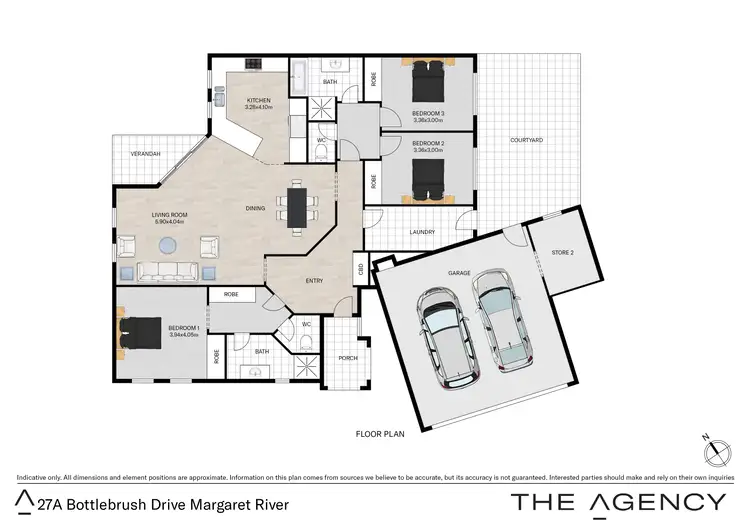 Floorplan of Homely house listing, 27A Bottlebrush Drive, Margaret River WA 6285