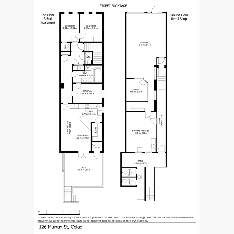 Floorplan of Homely townhouse listing, 126-128 Murray Street, Colac VIC 3250