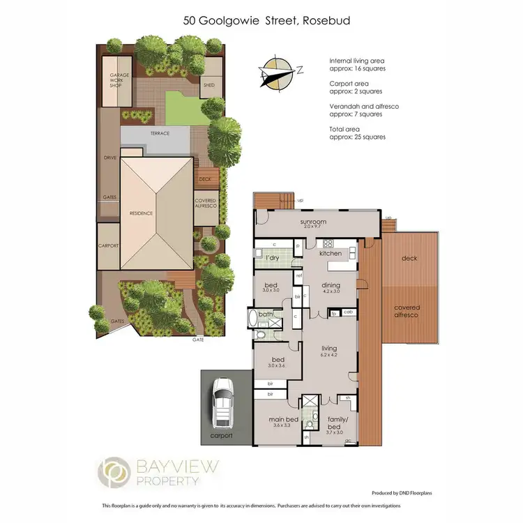 Floorplan of Homely house listing, 50 Goolgowie Street, Rosebud VIC 3939