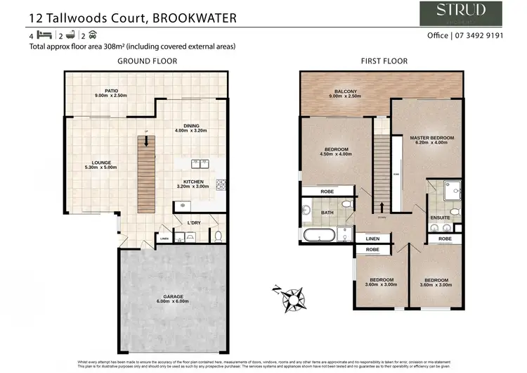 Floorplan of Homely house listing, 12 Tall Woods Court, Brookwater QLD 4300