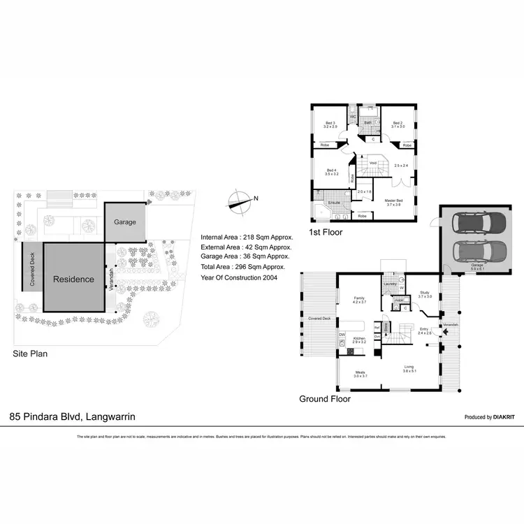 Floorplan of Homely house listing, 85 Pindara Boulevard, Langwarrin VIC 3910