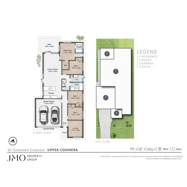 Floorplan of Homely house listing, 35 Gresswell Crescent, Upper Coomera QLD 4209