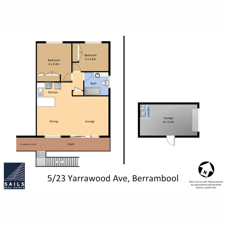 Floorplan of Homely unit listing, 5/23 Yarrawood Avenue, Merimbula NSW 2548