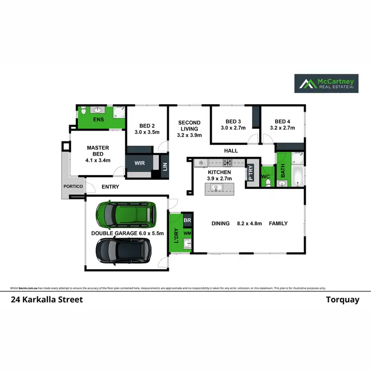 Floorplan of Homely house listing, 24 Karkalla Street, Torquay VIC 3228