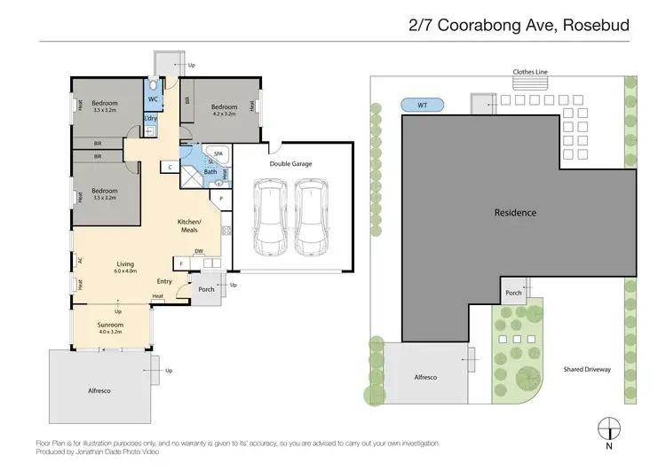 Floorplan of Homely house listing, 2/7 Coorabong Avenue, Rosebud VIC 3939