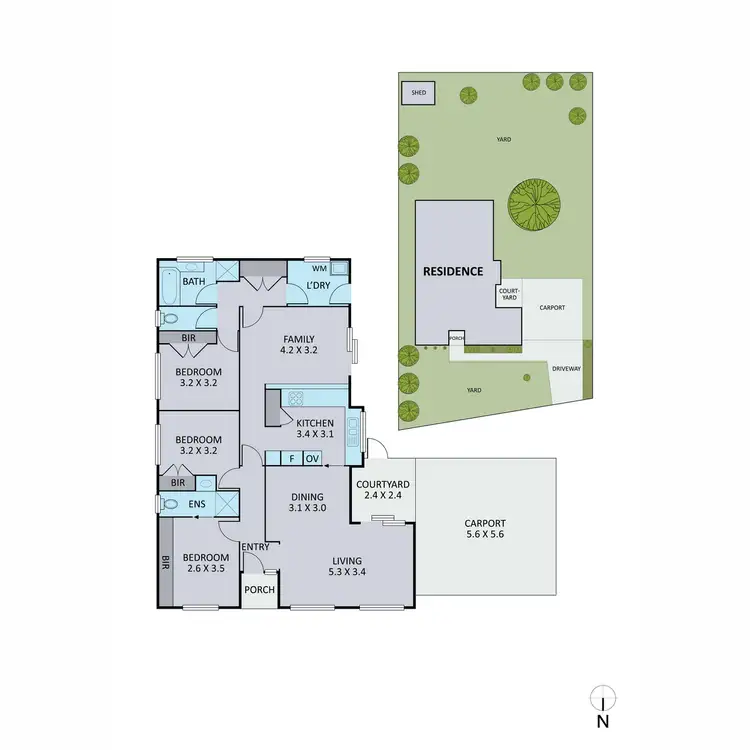 Floorplan of Homely house listing, 4 Paddock Court, Ferntree Gully VIC 3156