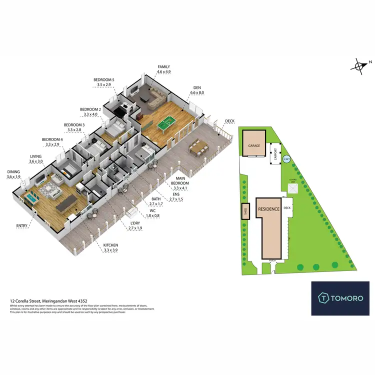 Floorplan of Homely house listing, 12 Corella Street, Meringandan West QLD 4352