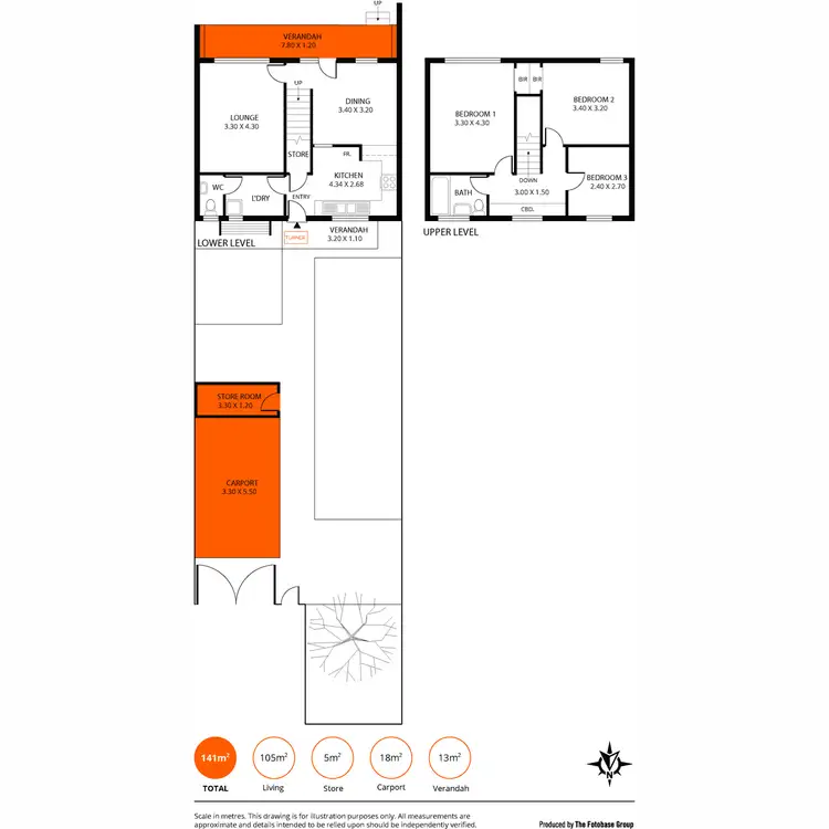 Floorplan of Homely townhouse listing, 14 Malmo Court, Hackham West SA 5163