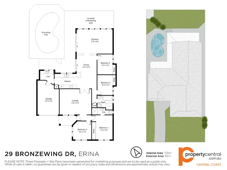 Floorplan of Homely house listing, 29 Bronzewing Drive, Erina NSW 2250