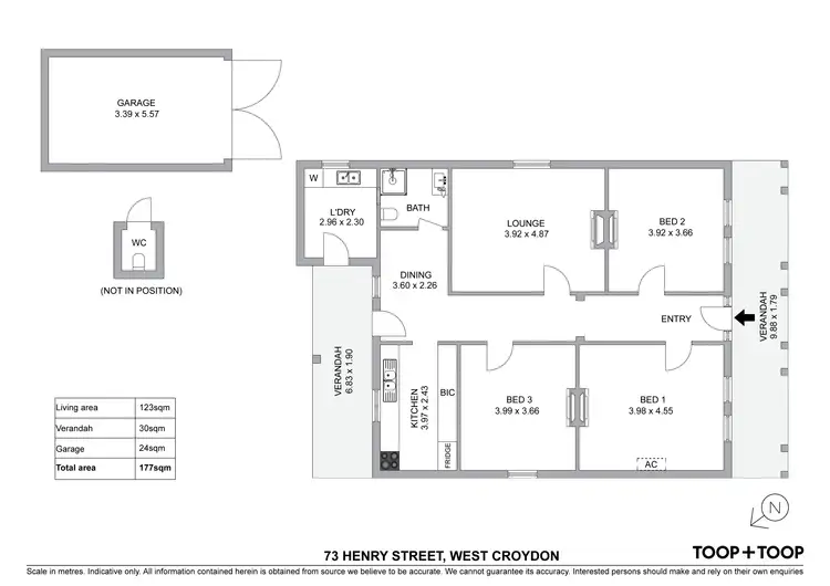 Floorplan of Homely house listing, 73 Henry Street, West Croydon SA 5008