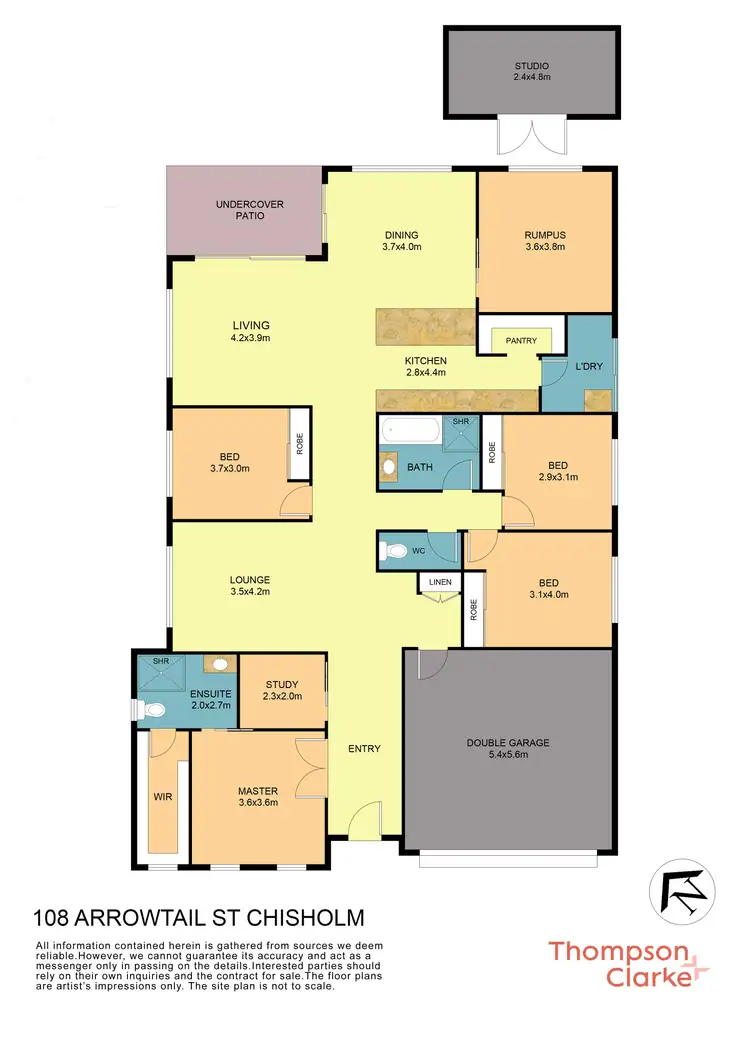 Floorplan of Homely house listing, 108 Arrowtail Street, Chisholm NSW 2322