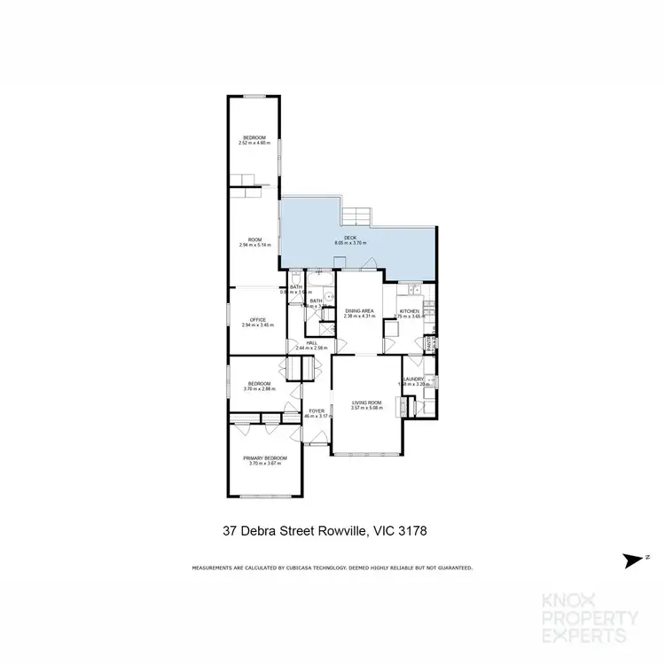 Floorplan of Homely house listing, 37 Debra Street, Rowville VIC 3178