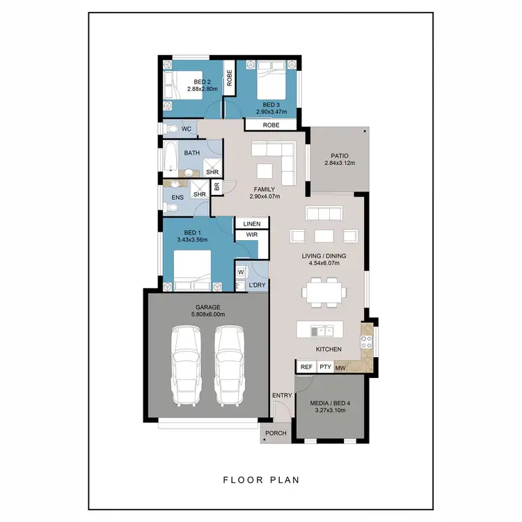 Floorplan of Homely house listing, 22 Cairo Way, Spring Mountain QLD 4300