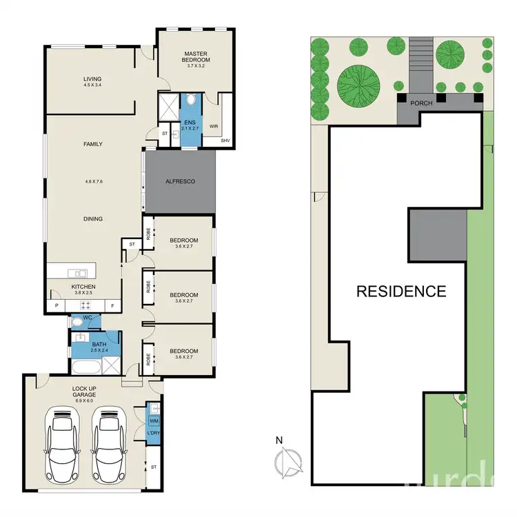 Floorplan of Homely house listing, 4 Slattery Road (Huntlee), North Rothbury NSW 2335
