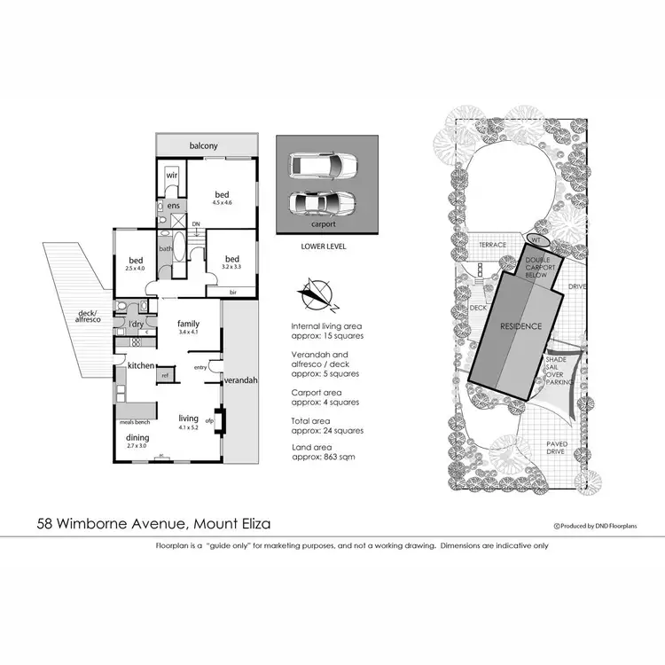 Floorplan of Homely house listing, 58 Wimborne Avenue, Mount Eliza VIC 3930