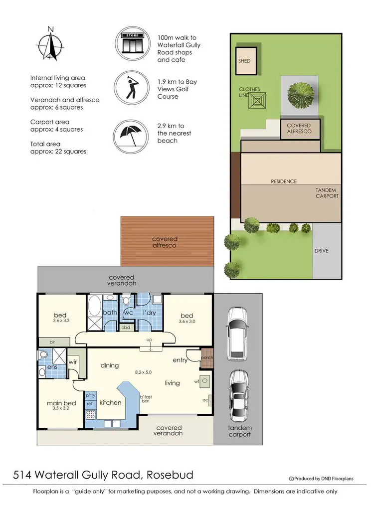 Floorplan of Homely house listing, 514 Waterfall Gully Road, Rosebud VIC 3939