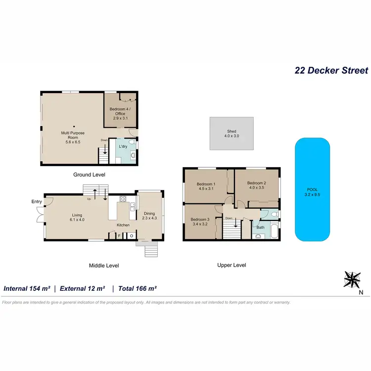 Floorplan of Homely house listing, 22 Decker Street, Chermside West QLD 4032
