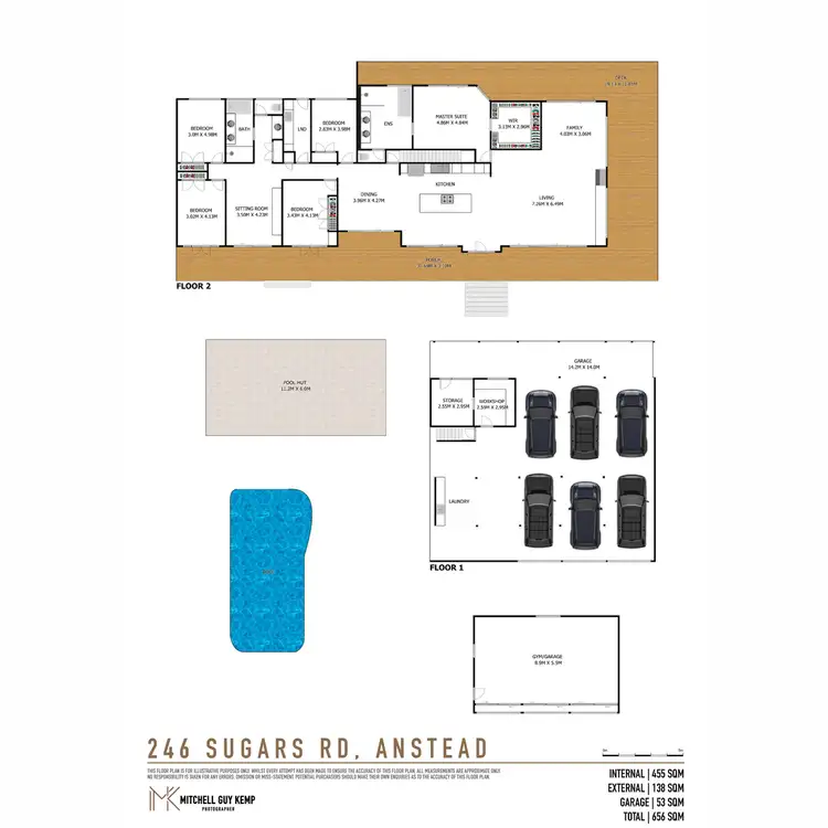 Floorplan of Homely rural property listing, 246 Sugars Road, Anstead QLD 4070