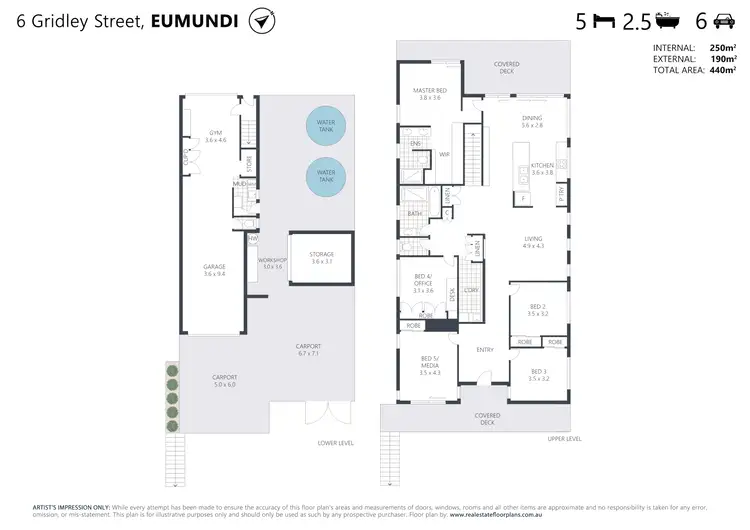 Floorplan of Homely house listing, 6 Gridley Street, Eumundi QLD 4562