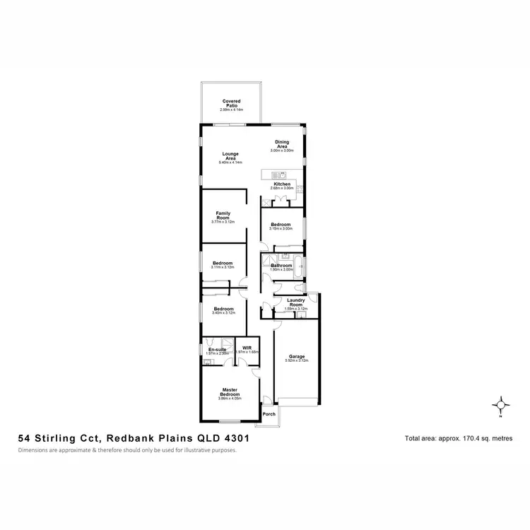 Floorplan of Homely house listing, 54 Stirling Circuit, Redbank Plains QLD 4301