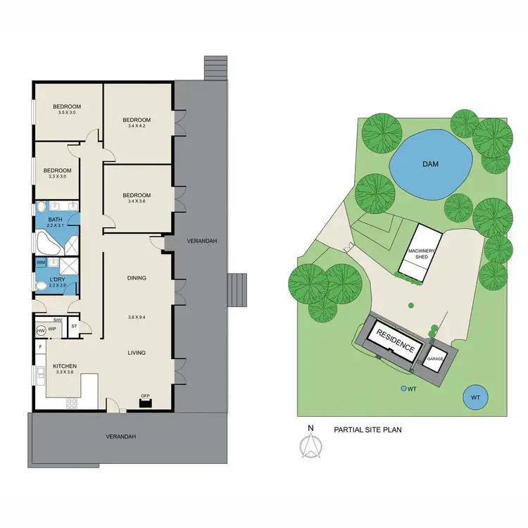 Floorplan of Homely rural property listing, 1377 Mount View Road, Millfield NSW 2325