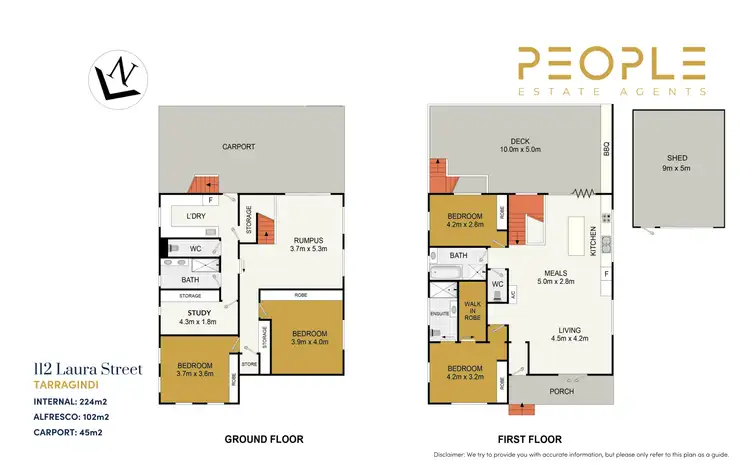Floorplan of Homely house listing, 112 Laura Street, Tarragindi QLD 4121