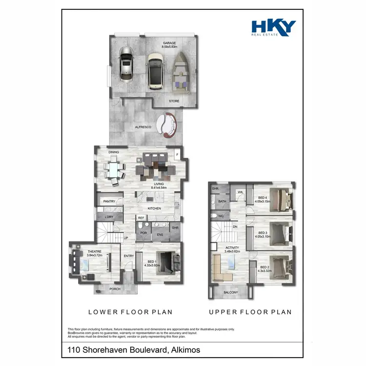 Floorplan of Homely house listing, 110 Shorehaven Bvd, Alkimos WA 6038