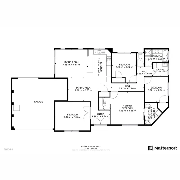 Floorplan of Homely house listing, 2 Kiso Link, Madeley WA 6065
