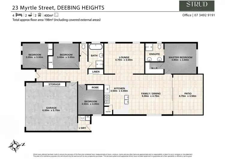 Floorplan of Homely house listing, 23 Myrtle Street, Deebing Heights QLD 4306