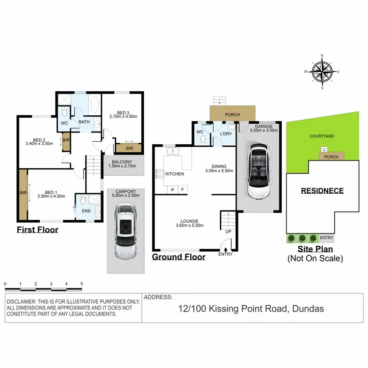 Floorplan of Homely townhouse listing, 12/100 Kissing Point Road, Dundas NSW 2117