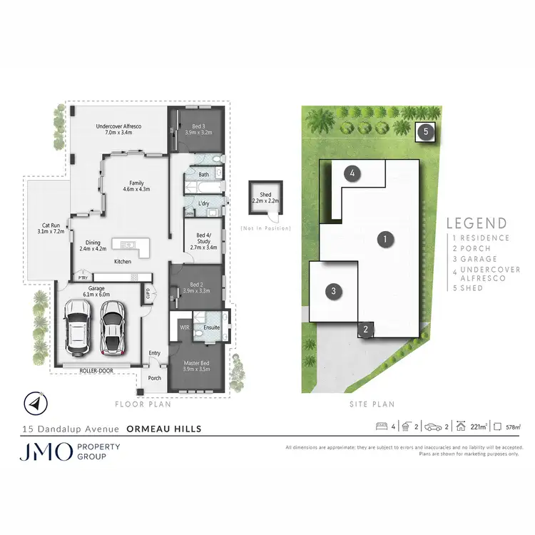 Floorplan of Homely house listing, 15 Dandalup Avenue, Ormeau Hills QLD 4208
