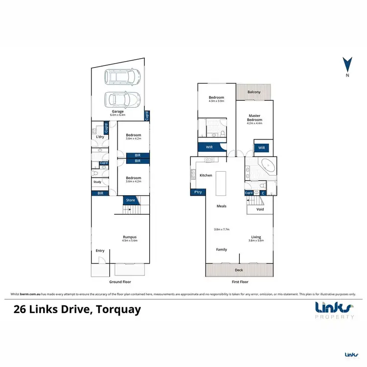 Floorplan of Homely house listing, 26 Links Drive, Torquay VIC 3228