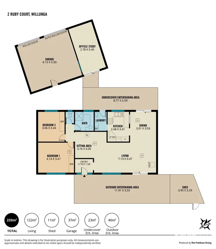 Floorplan of Homely house listing, 2 Ruby Court, Willunga SA 5172