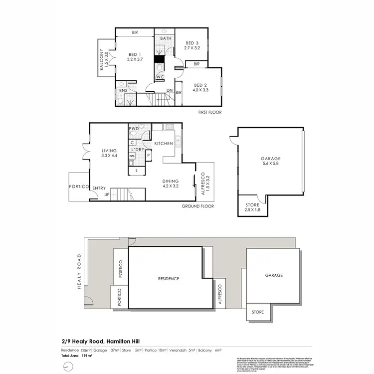 Floorplan of Homely house listing, 2/9 Healy Road, Hamilton Hill WA 6163
