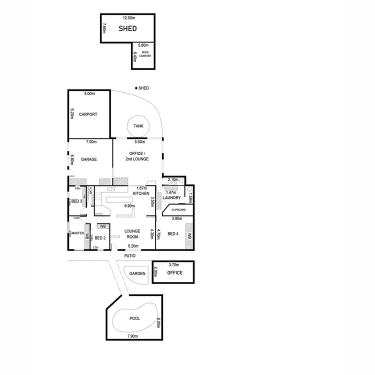 Floorplan of Homely house listing, 1256 Bruce Highway, Farleigh QLD 4741