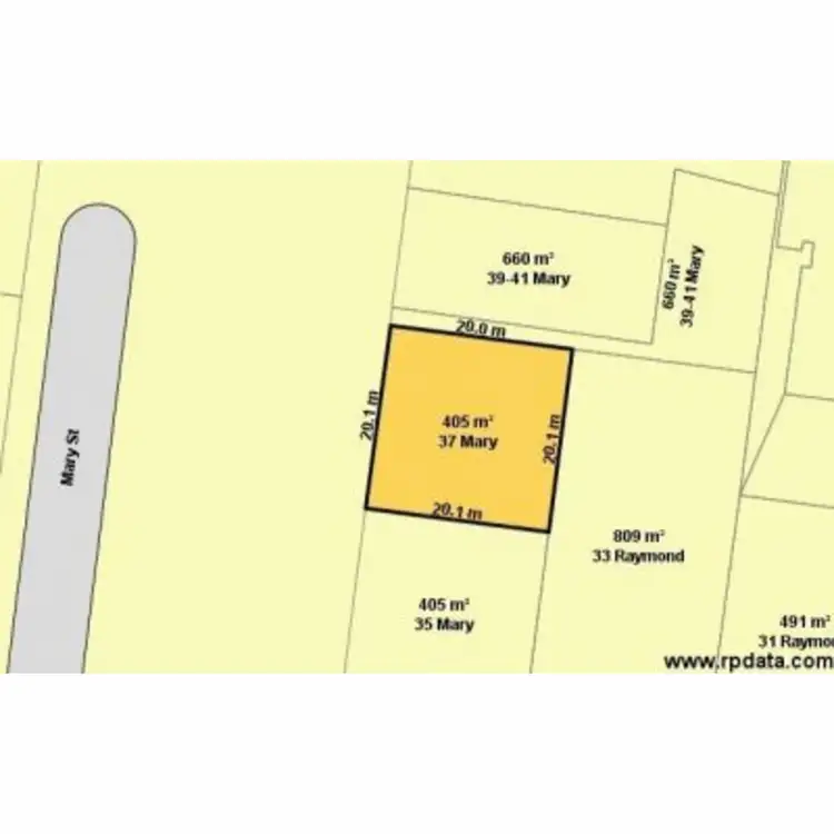 Floorplan of Homely land listing, 37 Mary Street, Yeppoon QLD 4703