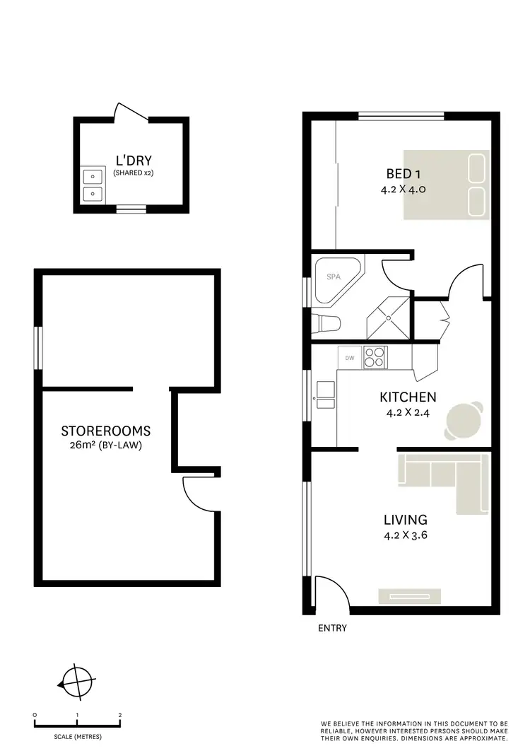 Floorplan of Homely apartment listing, 8/14 Henry Street, Queens Park NSW 2022