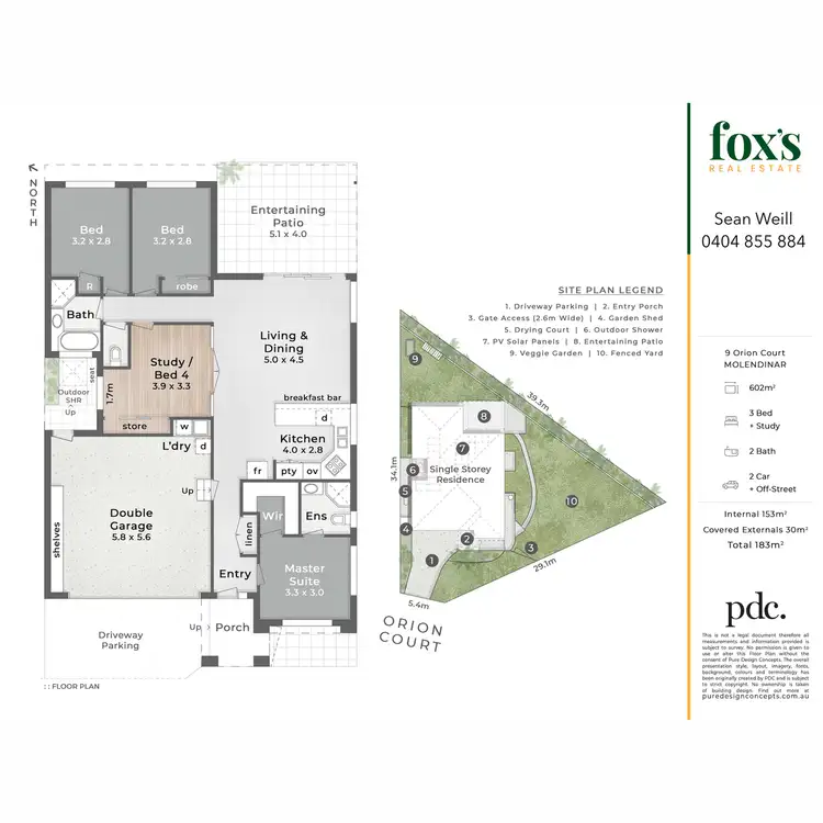 Floorplan of Homely house listing, 9 Orion Court, Molendinar QLD 4214