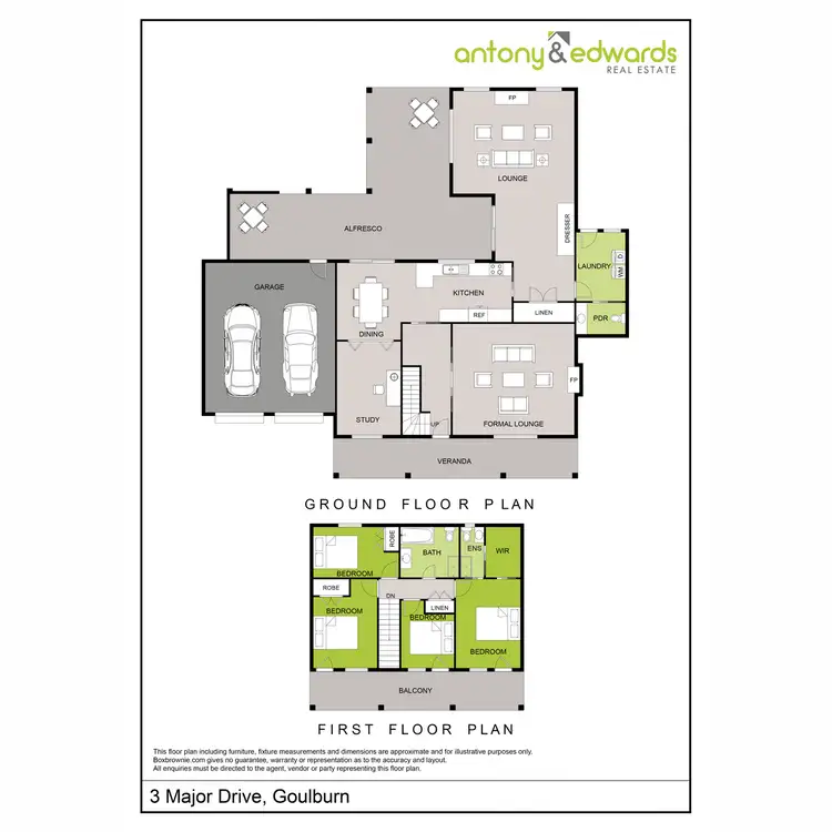 Floorplan of Homely house listing, 3 Major Drive, Goulburn NSW 2580
