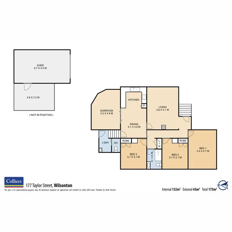 Floorplan of Homely house listing, 177 Taylor Street, Wilsonton QLD 4350