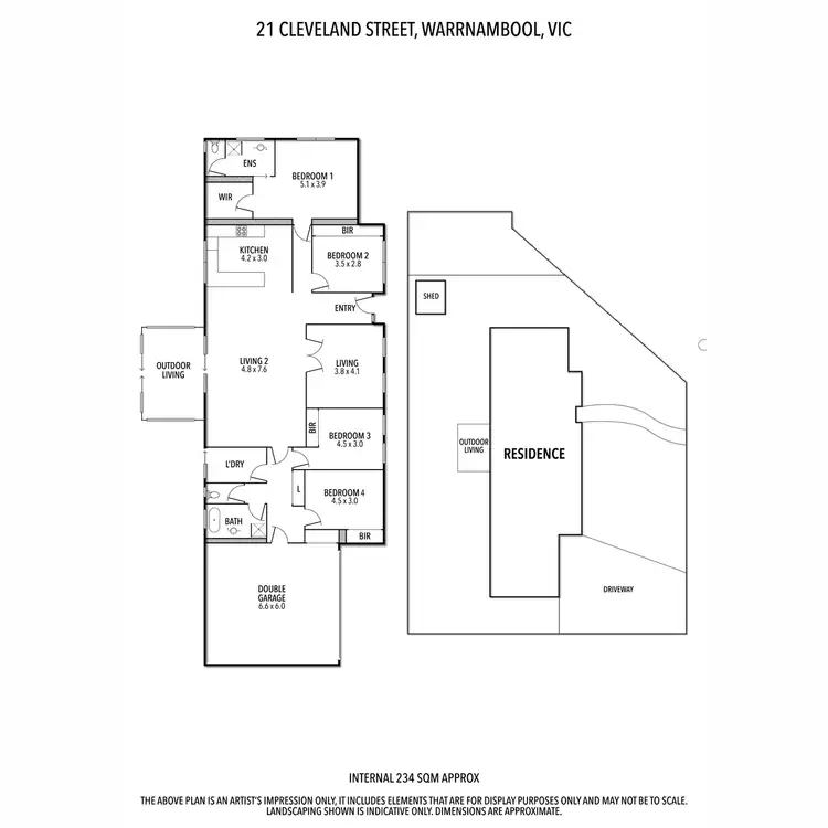 Floorplan of Homely house listing, 21 Cleveland Street, Warrnambool VIC 3280