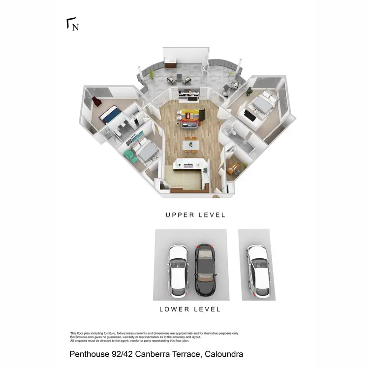 Floorplan of Homely unit listing, 92/42 Canberra Terrace, Caloundra QLD 4551