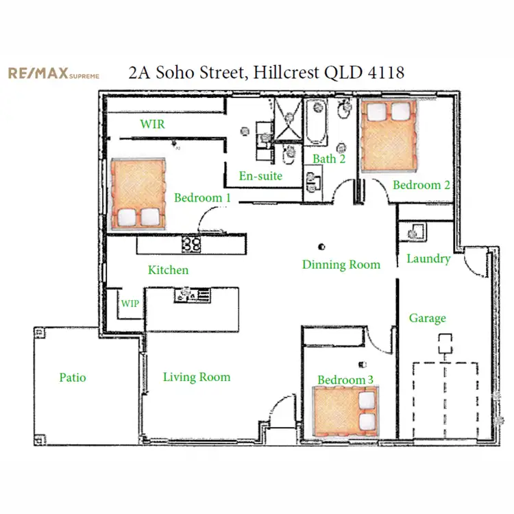 Floorplan of Homely house listing, 2A Soho Street, Hillcrest QLD 4118