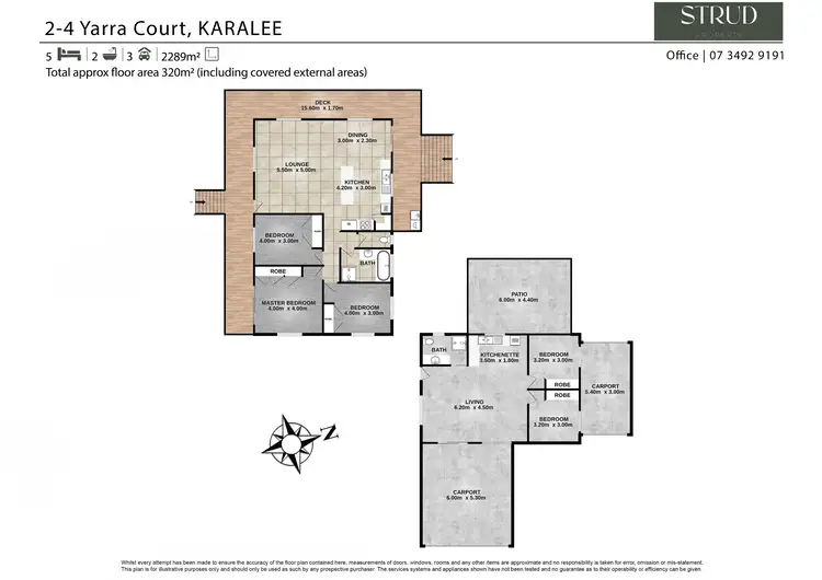 Floorplan of Homely house listing, 2-4 Yarra Court, Karalee QLD 4306