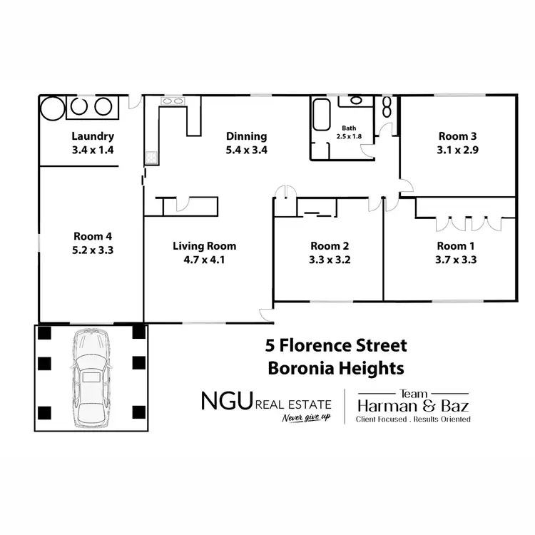 Floorplan of Homely house listing, 5 Florence Street, Boronia Heights QLD 4124