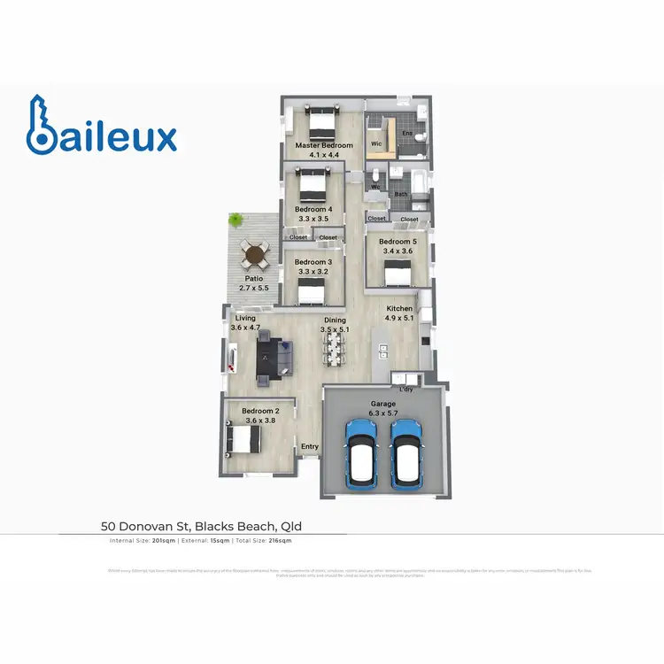 Floorplan of Homely house listing, 50 Donovan Street, Blacks Beach QLD 4740