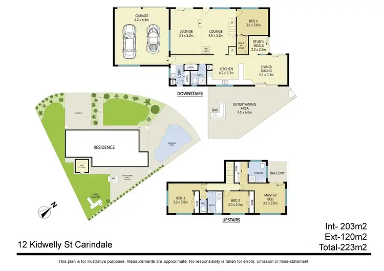 Floorplan of Homely house listing, 12 Kidwelly Street, Carindale QLD 4152