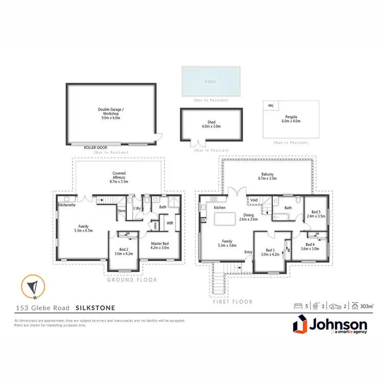 Floorplan of Homely house listing, 153 Glebe Road, Silkstone QLD 4304